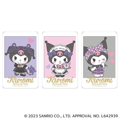 サンリオ クロミ グッズ 通販 マイメロディ ステッカー まじかる百貨店ステッカー 4947864049317 クロミ03 KUROMI シール ステッカーシール かわいい 可愛い カワイイ キャラクター 推しグッズ レンチキュラー 文具 文房具