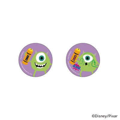 モンスターズインク グッズ 通販 モンスターズ・インク02 まじかる百貨店缶バッジ 4947864050443 マイク 缶バッチ カンバッジ カンバッチ Disney ディズニー キャラクター かわいい おしゃれ 可愛い オシャレ レンチキュラー