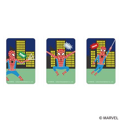 スパイダーマン グッズ 通販 Spider-Man ステッカー まじかる百貨店ステッカー 4947864050580 スパイダーマン02 MARVEL マーベル スマホステッカー シール ステッカーシール 映画グッズ おしゃれ レンチキュラー アメコミ スマホ裏