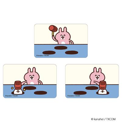 カナヘイ グッズ 通販 カナヘイの小動物 ステッカー まじかる百貨店ステッカー 4947864051259 カナヘイの小動物03 スマホステッカー シール ステッカーシール キャラクター かわいい おしゃれ 可愛い カワイイ レンチキュラー