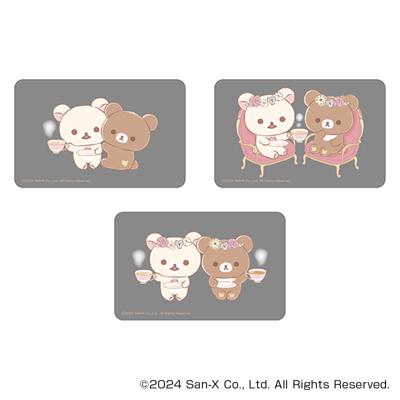 リラックマ グッズ 通販 Rilakkuma クリアカード まじかる百貨店クリアカード 4947864051839 リラックマ01 透明 スマホ裏 スマートフォン かわいい 可愛い カワイイ サンエックス キャラクターグッズ レンチキュラー コレクション