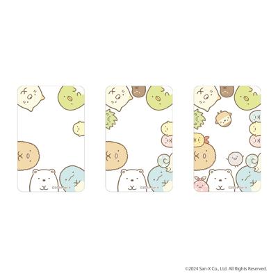 すみっコぐらし グッズ 通販 すみっこ クリアカード まじかる百貨店クリアカード 4947864052188 すみっコぐらし01 スマホ裏 スマートフォン 透明 カード かわいい 可愛い カワイイ キャラクターグッズ サンエックス レンチキュラー ホビー