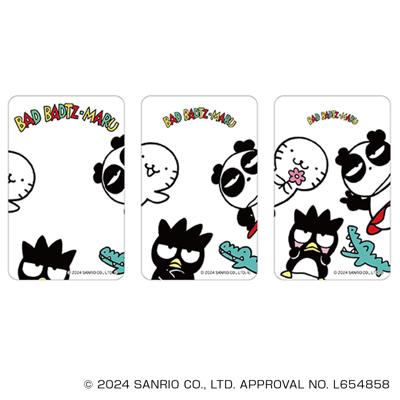 サンリオ バッドばつ丸 グッズ 通販 BAD BADTZ-MARU クリアカード まじかる百貨店クリアカード 4947864052683 バッドばつ丸01 かわいい 可愛い カワイイ 透明 推しグッズ キャラクター 推し活 レンチキュラー スマホ裏 ホビー