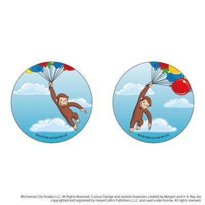 おさるのジョージ グッズ 通販 Curious George 缶バッジ まじかる百貨店缶バッジ 4947864052874 おさるのジョージ05 缶バッチ カンバッジ カンバッチ キャラクター かわいい おしゃれ 可愛い ひとまねこざる レンチキュラー オシャレ