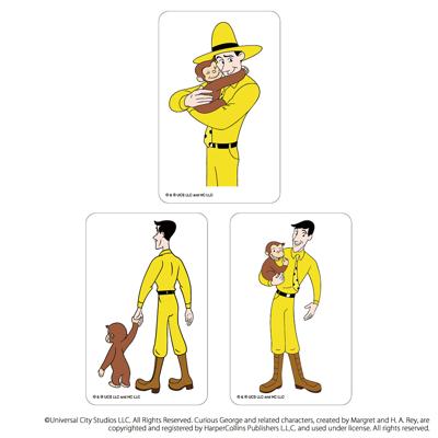おさるのジョージ グッズ 通販 Curious George クリアカード まじかる百貨店クリアカード 4947864052898 おさるのジョージ02 絵本キャラクター かわいい 可愛い おしゃれ カワイイ スマホ裏 推し活 オシャレ レンチキュラー ホビー
