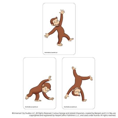 おさるのジョージ グッズ 通販 Curious George クリアカード まじかる百貨店クリアカード 4947864052911 おさるのジョージ04 絵本キャラクター かわいい 可愛い おしゃれ カワイイ スマホ裏 推し活 オシャレ レンチキュラー ホビー