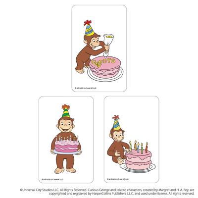おさるのジョージ グッズ 通販 Curious George クリアカード まじかる百貨店クリアカード 4947864052928 おさるのジョージ05 絵本キャラクター かわいい 可愛い おしゃれ カワイイ スマホ裏 推し活 オシャレ レンチキュラー ホビー