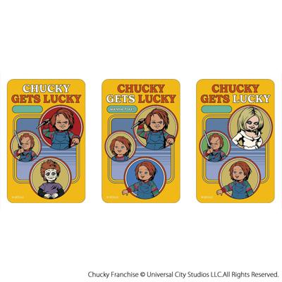 チャッキー グッズ 通販 CHUCKY ステッカー まじかる百貨店ステッカー 4947864075330 チャッキー02 スマホステッカー シール ステッカーシール 映画グッズ かわいい おしゃれ オシャレ キャラクター レンチキュラー チャイルドプレイ