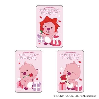 ジャンマンルピー グッズ 通販 じゃんまんるぴー ZANMANG LOOPY ステッカー シール ステッカーシール まじかる百貨店ステッカー 4947864092030 かわいい おしゃれ 可愛い 韓国アニメ キャラクター レンチキュラー スマホ裏 文房具