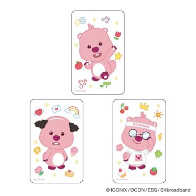 ジャンマンルピー グッズ 通販 じゃんまんるぴー ZANMANG LOOPY クリアカード まじかる百貨店クリアカード 4947864092085 スマホ裏 スマートフォン 透明 かわいい 可愛い 韓国 キャラクター 推しグッズ レンチキュラー ホビー