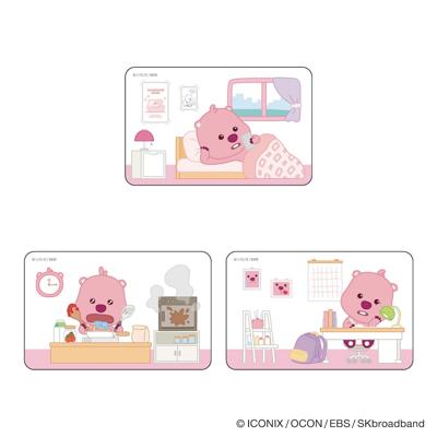 ジャンマンルピー グッズ 通販 じゃんまんるぴー ZANMANG LOOPY クリアカード まじかる百貨店クリアカード 4947864092092 スマホ裏 スマートフォン 透明 かわいい 可愛い 韓国 キャラクター 推しグッズ レンチキュラー ホビー