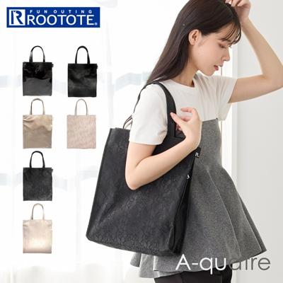 ルートート トートバッグ ROOTOTE 1052 通販 レッスンバッグ 手提げかばん 手提げバッグ フォーマルバッグ オケージョンバッグ サブバッグ レディース 通勤 通学 A4 縦型 入学式 卒業式 入園式 卒園式 合皮 マチ付 A-quatre クラシック