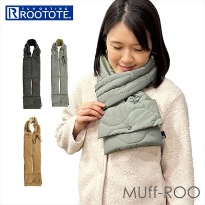 マフラー レディース 差し込み 通販 ROOTOTE ルートート 1280 ショルダーバッグ サコッシュ ショルダーバック 2way 防寒 あったか おしゃれ かわいい シンプル キルティング 秋冬 Muff ROO マフ ルー キルト-A レディースマフラー