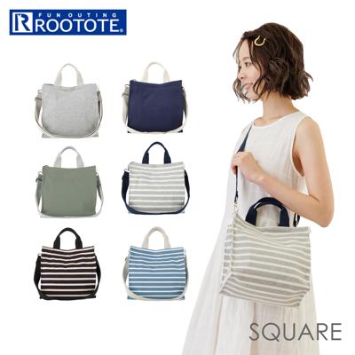 ルートート rootote ショルダーバッグ 1413 通販 ブランド トートバッグ レディース メンズ スクエア 2way ミニトート 斜めがけ 大人 おしゃれ 手提げ 肩掛け 母の日 プレゼント レディースバッグ バック 鞄