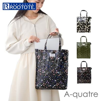 ROOTOTE ルートート トートバッグ 3600 通販 ラミネート トートバック 手提げバッグ レッスンバッグ レディース 大きめ A4 大容量 通勤 通学 軽量 軽い 撥水 A-quatre アーキャトル シンプル かわいい おしゃれ レディースバッグ