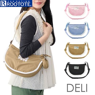 ルートート ショルダーバッグ ROOTOTE 3641 通販 ショルダーバック 斜めがけバッグ 肩掛けバッグ 通勤 サブバッグ ポーチ付き 軽量 軽い 小さめ 横型 大人 かわいい おしゃれ 旅行 可愛い オシャレ DELI puffer レディース