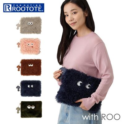 ルートート ROOTOTE バッグ 6846 通販 クラッチバッグ セカンドバッグ ポーチ クラッチバック セカンドバック レディース かわいい おしゃれ もこもこ オシャレ 可愛い withROO ウィズルー CRYPTID クリプティッド レディースバッグ