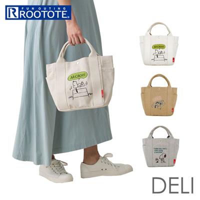 ルートート スヌーピー ROOTOTE 8384 通販 トートバッグ トートバック トート バッグ レディース 軽量 軽い SNOOPY 小さめ 通勤 通学 おしゃれ かわいい オシャレ 可愛い シンプル 綿 コットン デリ DELI レディースバッグ