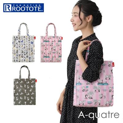 ルートート スヌーピー ROOTOTE 8430 通販 トートバッグ トートバック レッスンバッグ A4 通勤 通学 手提げバッグ 大きめ レディース キャラクター ラミネート A-quatre アーキャトル SNOOPY 大人 かわいい おしゃれ 可愛い