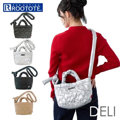 ルートート ROOTOTE ショルダーバッグ 8451 通販 スヌーピー SNOOPY 斜めがけバッグ トートバッグ 通勤 通学 サブバッグ 小さめ 軽量 軽い 旅行 DELI キルト キルティング おしゃれ かわいい ピーナッツ ナイロン レディース