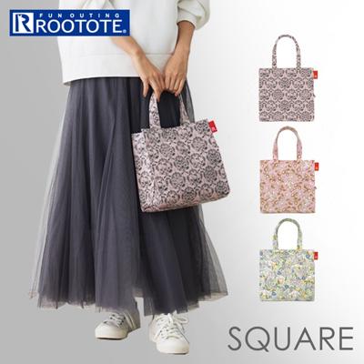 ルートート サンリオ ROOTOTE 8492 通販 トートバッグ トートバック ランチバッグ ランチトート 手提げバッグ 手提げ袋 布 小さめ レディース キャラクター ラミネート SQUARE スクエア 大人 かわいい おしゃれ 可愛い レディースバッグ