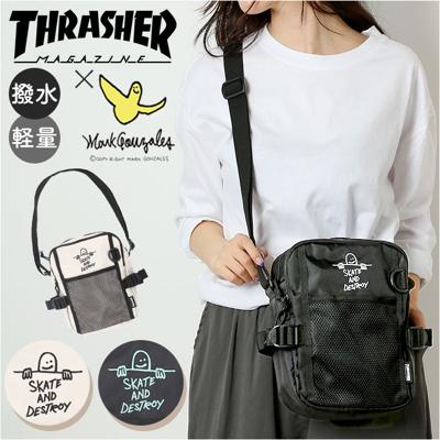 スラッシャー ショルダーバッグ THRASHER THR-300 通販 縦型ショルダーバッグ ショルダーバック 斜め掛け 斜めがけ ミニショルダー メンズ レディース 軽量 バッグ バック 鞄 おしゃれ オシャレ シンプル ブランド レディースバッグ