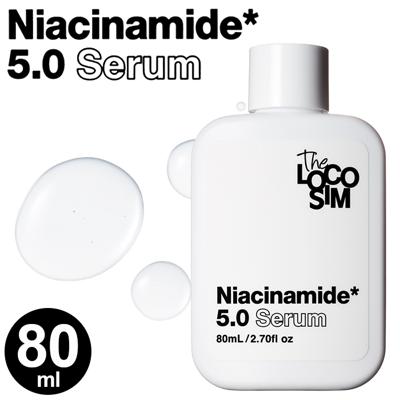 美容液 ナイアシンアミド 通販 日本製 The LOCOSIM ザ ロコシム スキンケア 乾燥 保湿 潤い 毛穴ケア フェイスケア 女性 男性 エイジングケア アンチエイジング ホームケア 化粧品 80ML ギフト プレゼント