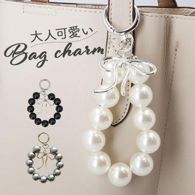 バッグチャーム 大人 おしゃれ 通販 キーチャーム スマホハンドストラップ バックチャーム キーホルダー ストラップ スマホ 手首 かわいい パール 可愛い オシャレ リボン キラキラ 女性 女子 ギフト レディース key-006-0 ダイヤモンドハーツ