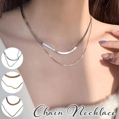 ネックレス レディース シンプル 通販 ペンダント ジュエリー レディースアクセサリー 2連ネックレス 大人 おしゃれ かわいい 可愛い オシャレ 大人っぽい フォーマル ダブルレイヤーネックレス nec-040 ダイヤモンドハーツ Diamond Hearts