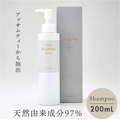 エイジングケアシャンプー 通販 エイジングケア シャンプー TEA REMEDIES RENEW ティーレメディーズ リニュー 200mL アミノ酸系 ダメージケア キューティクル 天然成分 紅茶エキス ナチュラル 色落ち防止 アッサムティー ヘアケア 美容
