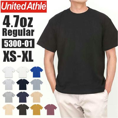 UnitedAthle ユナイテッドアスレ Tシャツ 半袖 通販 半袖Tシャツ tシャツ 半袖tシャツ 半袖シャツ シャツ 無地Tシャツ 無地tシャツ 無地 シンプル スタンダード カジュアル メンズ レディ－ス 男女兼用 ユニセックス トップス