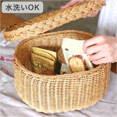 ユティル バスケット 通販 ナイール UTILE フタ付バスケット Sサイズ カゴ かご 籠 水洗い 洗える フタ付 蓋付きバスケット ふたつき 小物入れ ふた付き籠 蓋つきかご リビング収納 収納バスケット 収納かご かわいい おしゃれ 可愛い インテリア