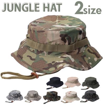 ジャングルハット 通販 ブーニーハット ミリタリーハット メンズ レディース あご紐付き ハットストラップ 帽子 ぼうし ミリタリー 男女兼用 サバゲー サファリハット シンプル おしゃれ 探検 山登り ミリタリースタイル 旅行 合宿 キャンプ