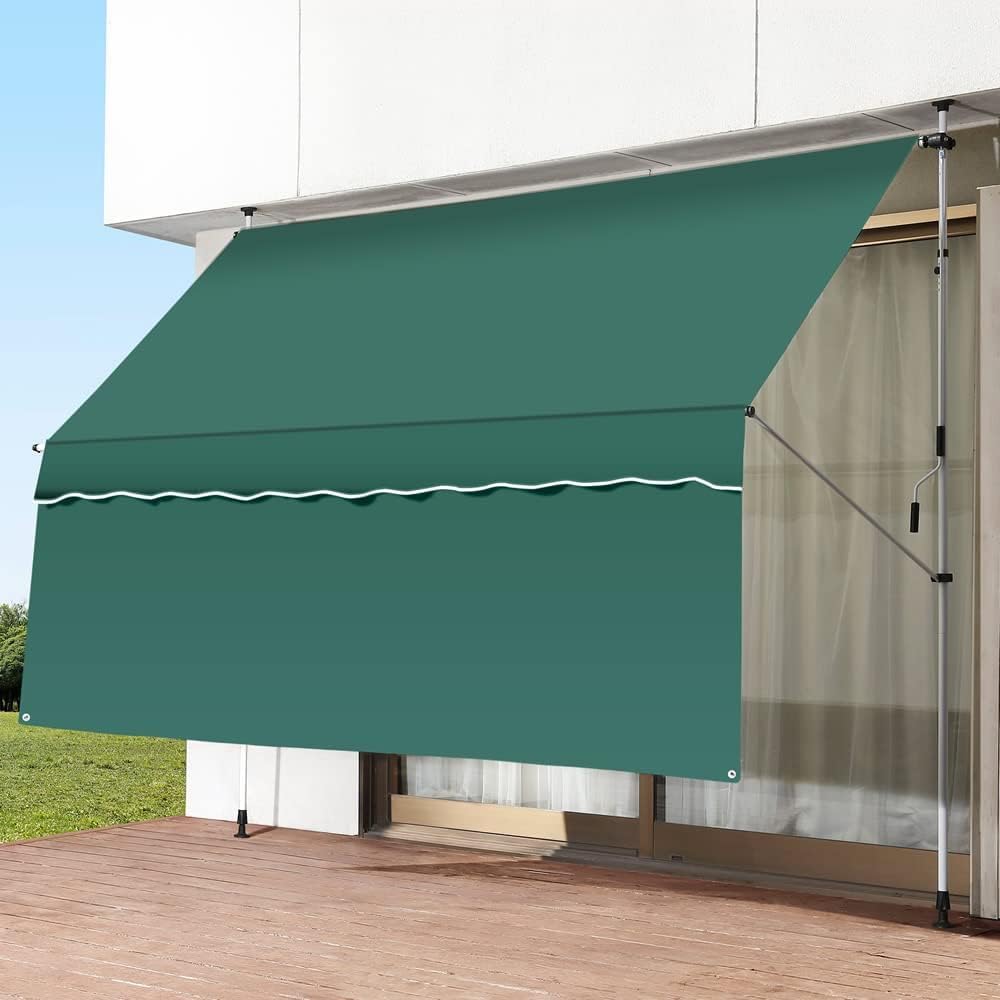 日よけ サンシェード 幅300cmタイプ つっぱり式 前幕付き