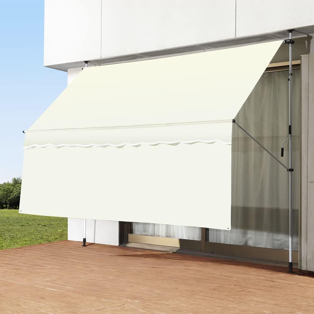 日よけ サンシェード 幅300cmタイプ つっぱり式 前幕付き