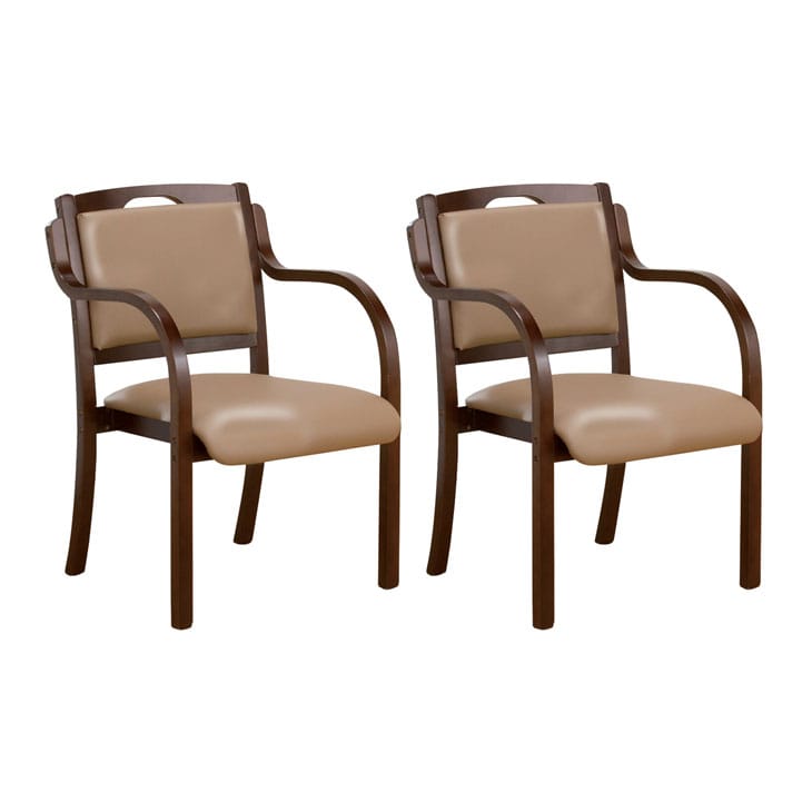 介護用椅子 立ち座りサポートダイニングチェア 同色2脚セット スタッキングチェア ダイニングチェア リビング チェア 椅子 立ちあがり 肘付き 介護 リハビリ アームレスト付き