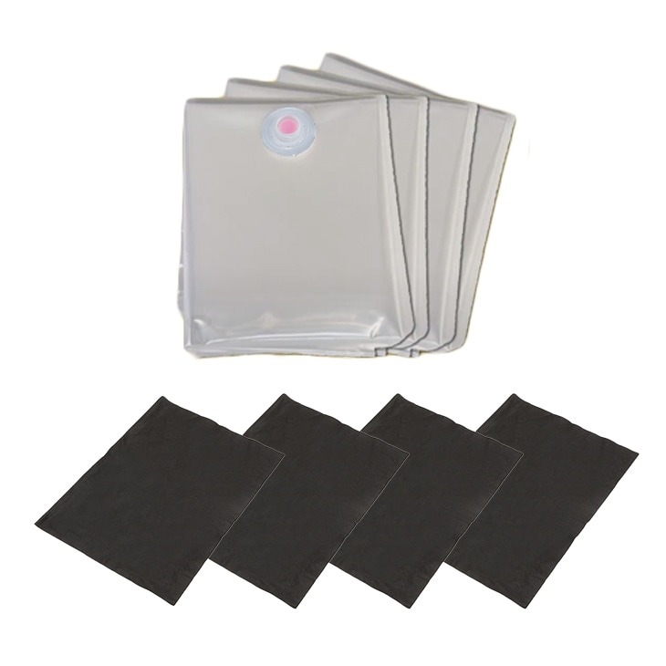 ファミラ 布団圧縮袋 Mサイズ 92×120cm＋竹炭シートセット