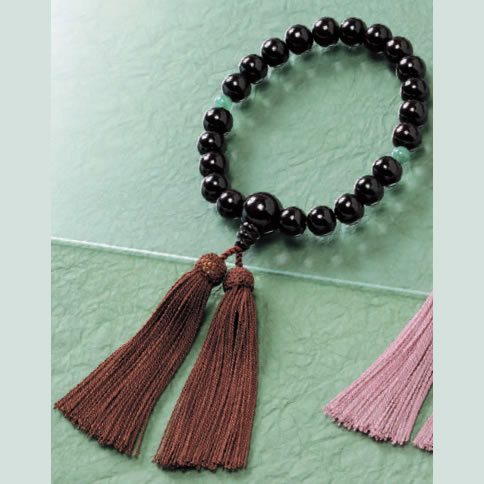 紫檀念珠 紅水晶念珠 念珠 数珠 男性用［紫檀］女性用［紅水晶」