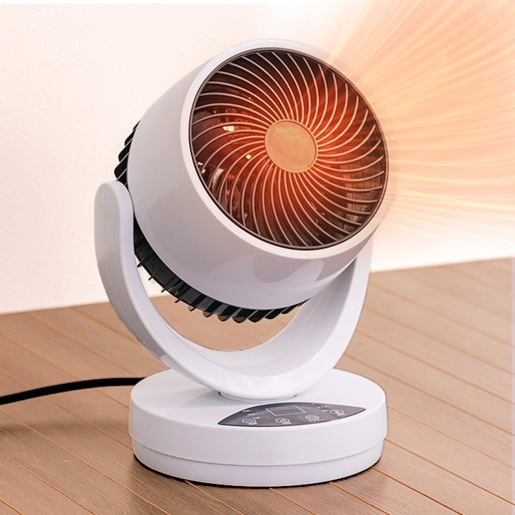 ひえぽか温冷サーキュレーター 送風 温風 オールシーズン 首振り 角度 高熱モード