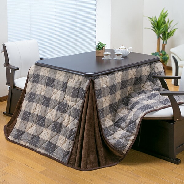 ダイニングこたつ布団 105x80用 リバーシブル