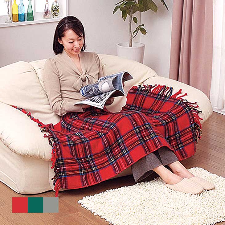 電気ひざ掛け毛布 電気毛布 膝掛け 電気ひざ掛け 毛布 ブランケット 洗える ひざ掛け電気毛布 かわいい チェック柄 ダニ退治機能付き 室温センサー付き