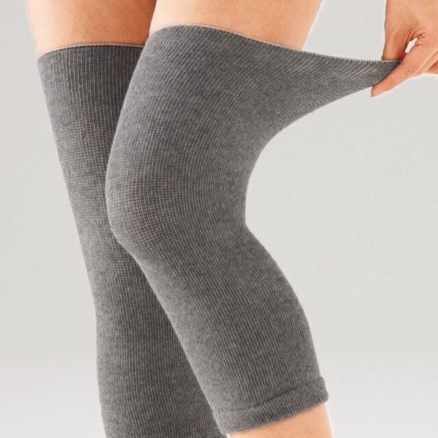 セルヴァン 洗える あったか 備長炭 膝サポーター ロング ひざロングサポーター 男女兼用 2足4枚組