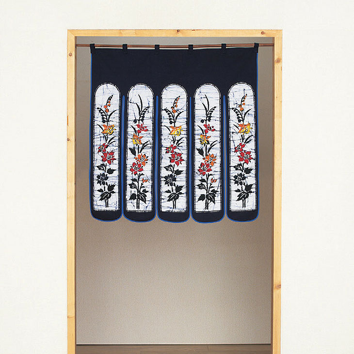 ろうけつ染めのれん