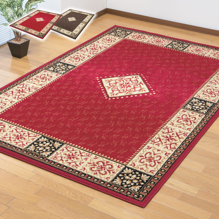 エジプト製ウィルトン織ダイニングカーペット 133×185cm