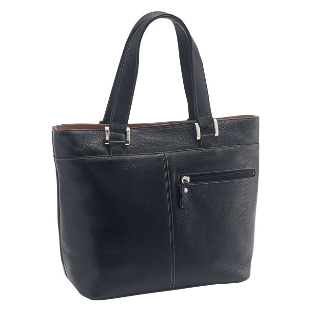 豊岡工房 牛革手提げ トートバッグ レディース バッグ ファスナー YKK 底鋲 レザー ソフト 日本製