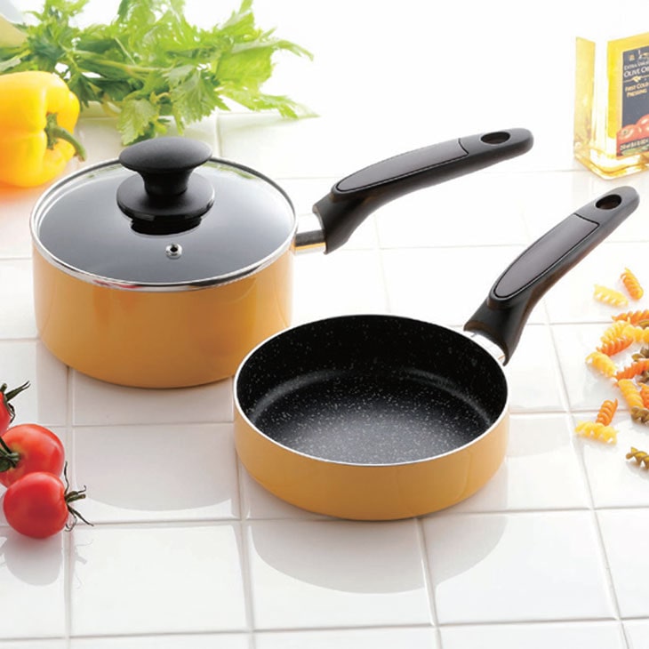 フライパン鍋兼用ガラス蓋3点セット ih対応 フライパン IH対応 片手鍋 Ih対応 IH