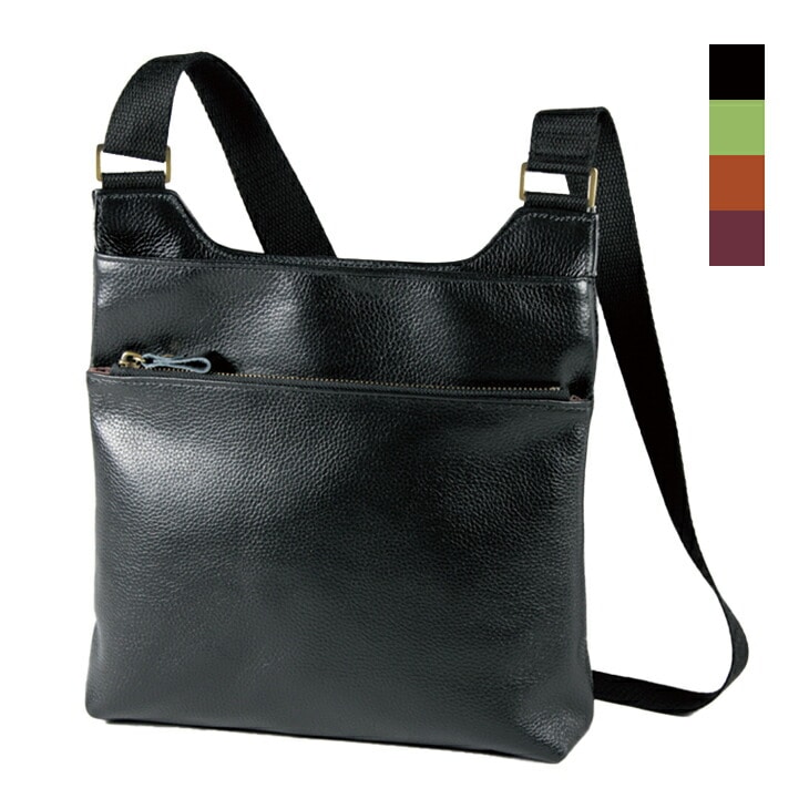 〈豊岡工房〉牛革ボディショルダーバッグ 鞄 斜め掛け 肩掛け カバン ユニセックス メンズ レディース 日本製