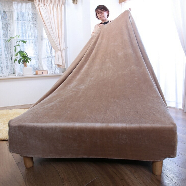 吸湿発熱 のびのびムートン調フィットシーツ シーツ