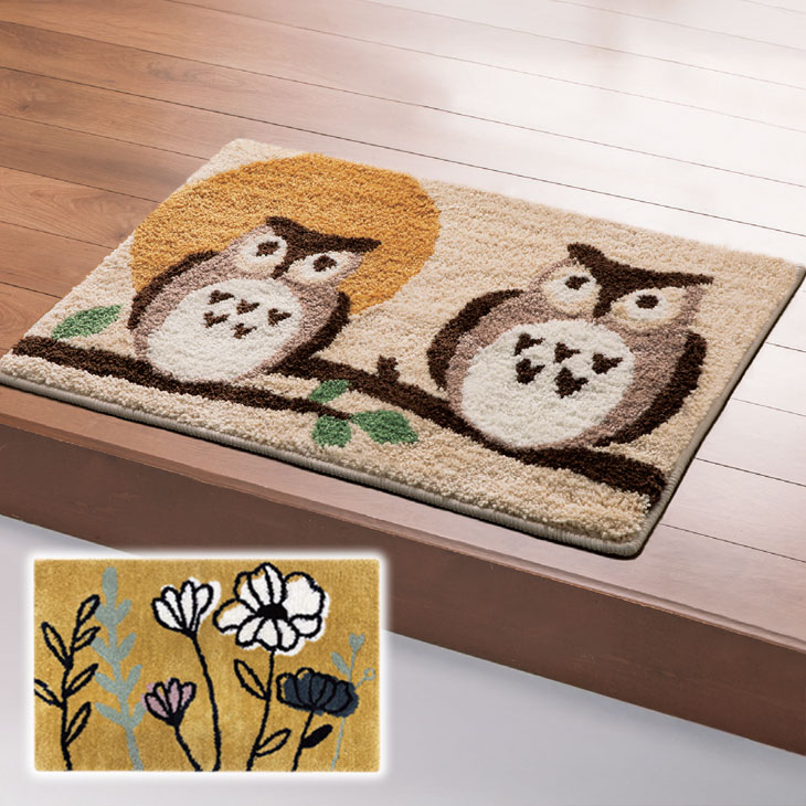 洗えるボリューム玄関マット 50×80cm