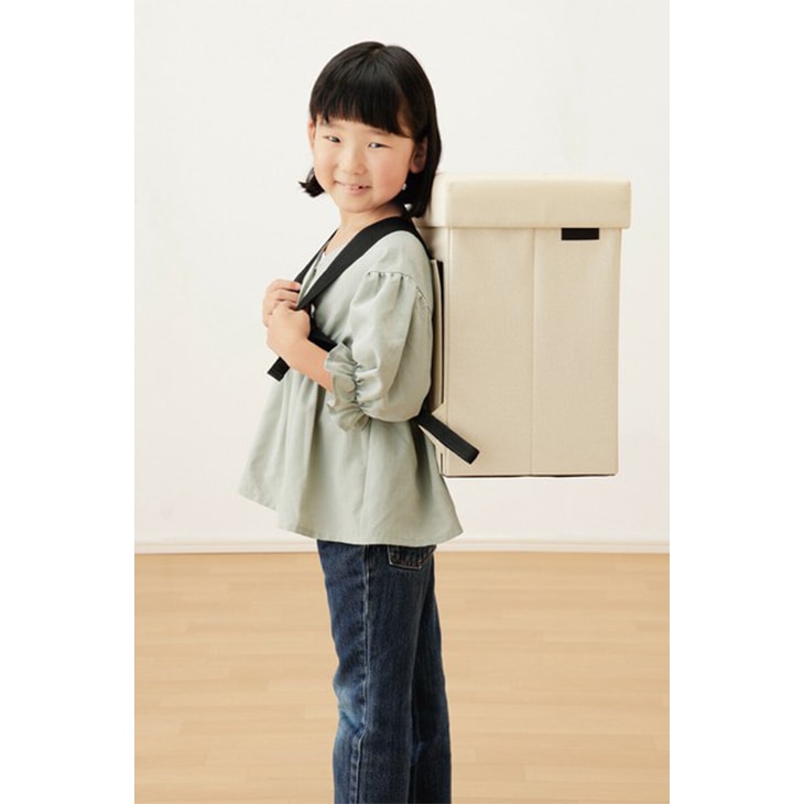 防災ニモナルマルチスツール 防災士監修 防災BOOK付き アイボリー